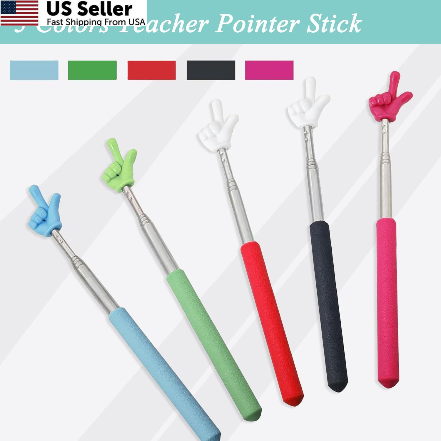 Kamwuld 5Pcs Pointer Finger Stick – 5PC, Single Multicolor