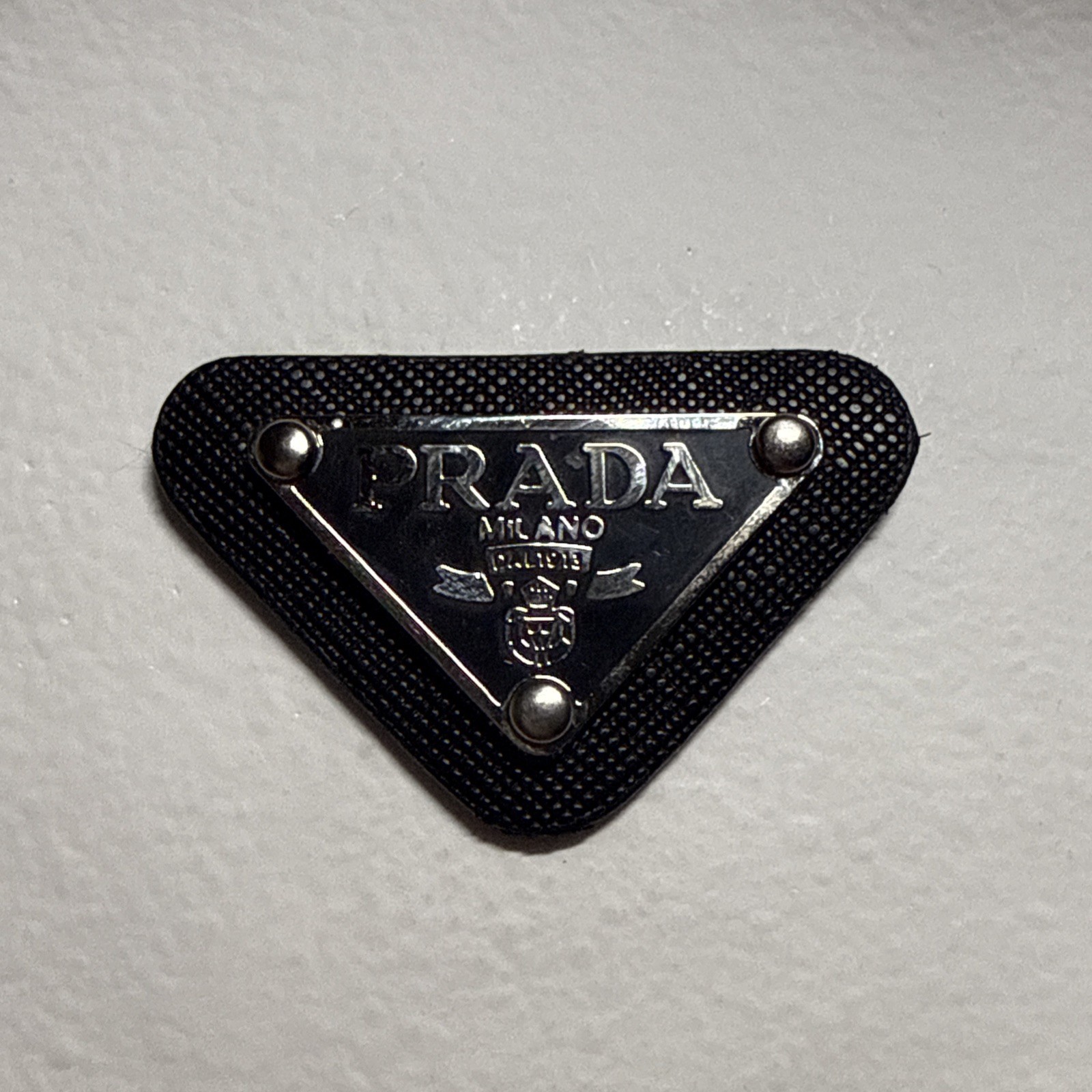 Prada 1 Designer Tag LABEL Replacement Sewing Accessories 5 X 3 cm