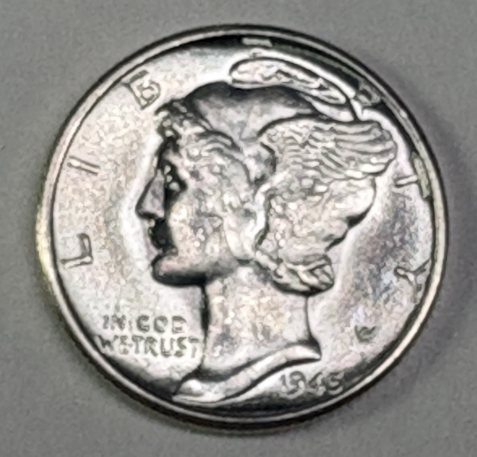 1945 10C Mercury Dime. Item#495