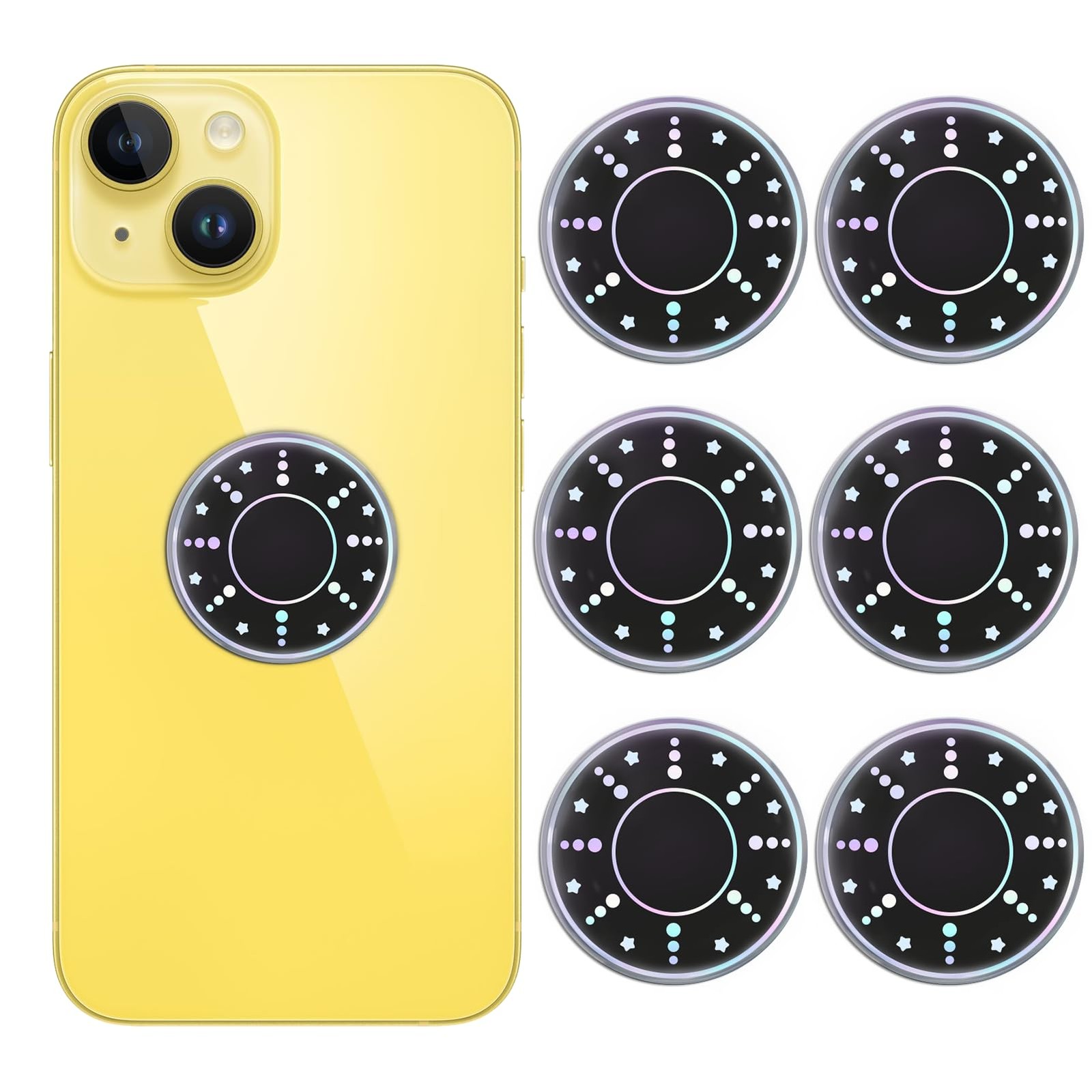 6 Pieces Cell Stickers Blockers Equipment Stickers Devices for Mobile Phones,...