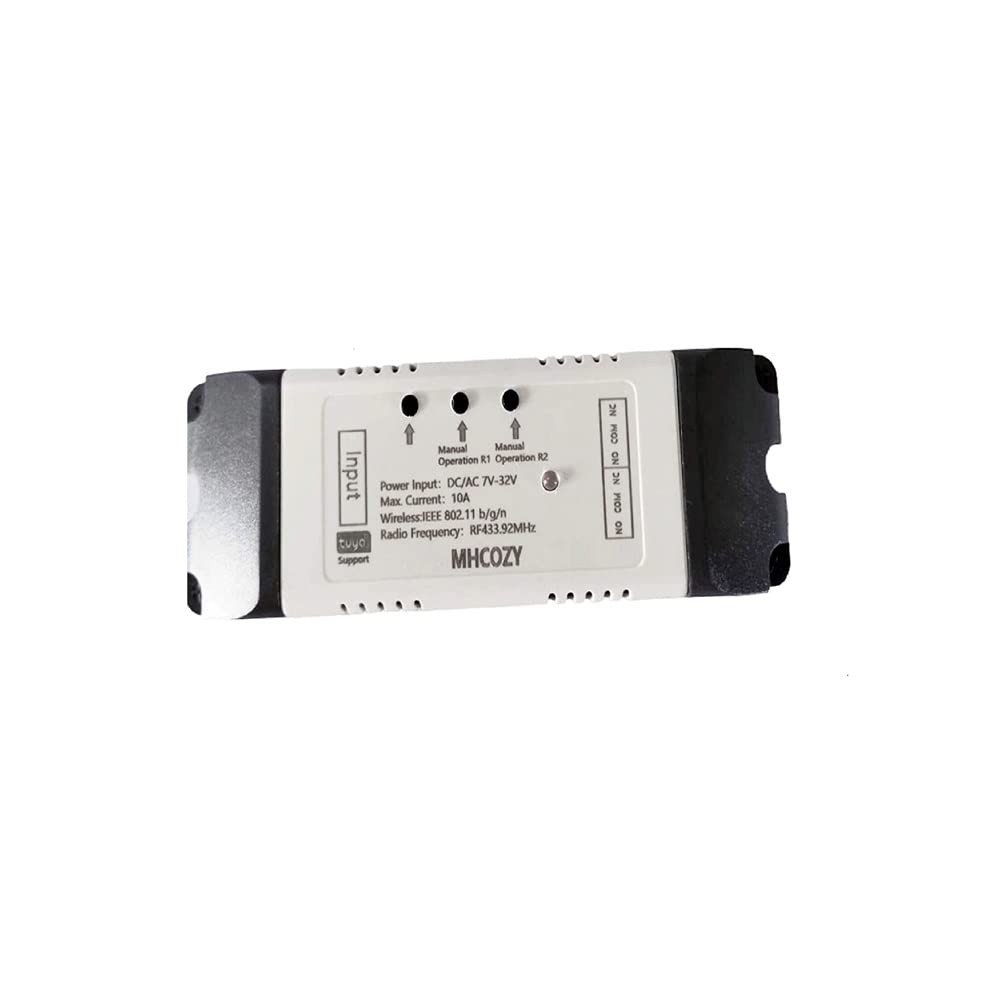 2CH WiFi RF Wireless Switch Relay,Inching Self-Locking Interlock...