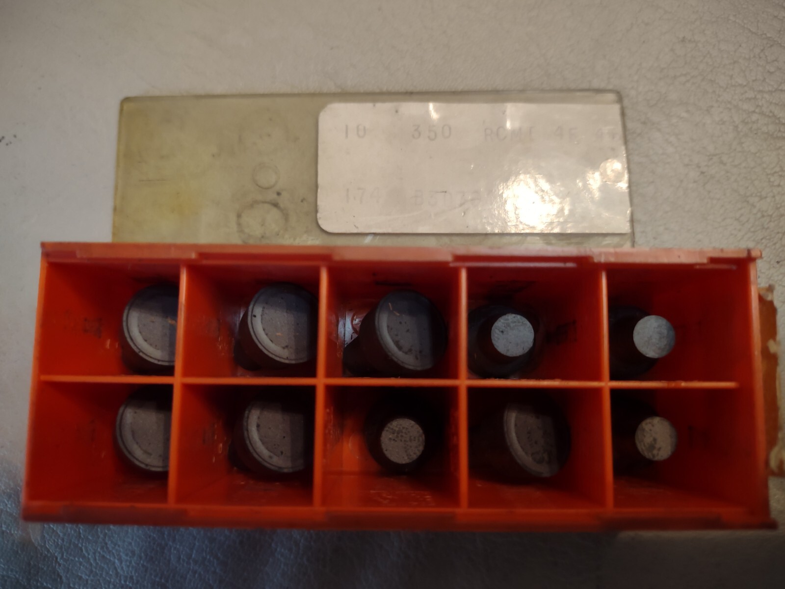 MILLING INSERTS  GRADE 350 RCMT-4F-46 CARBOLOY 10PCS