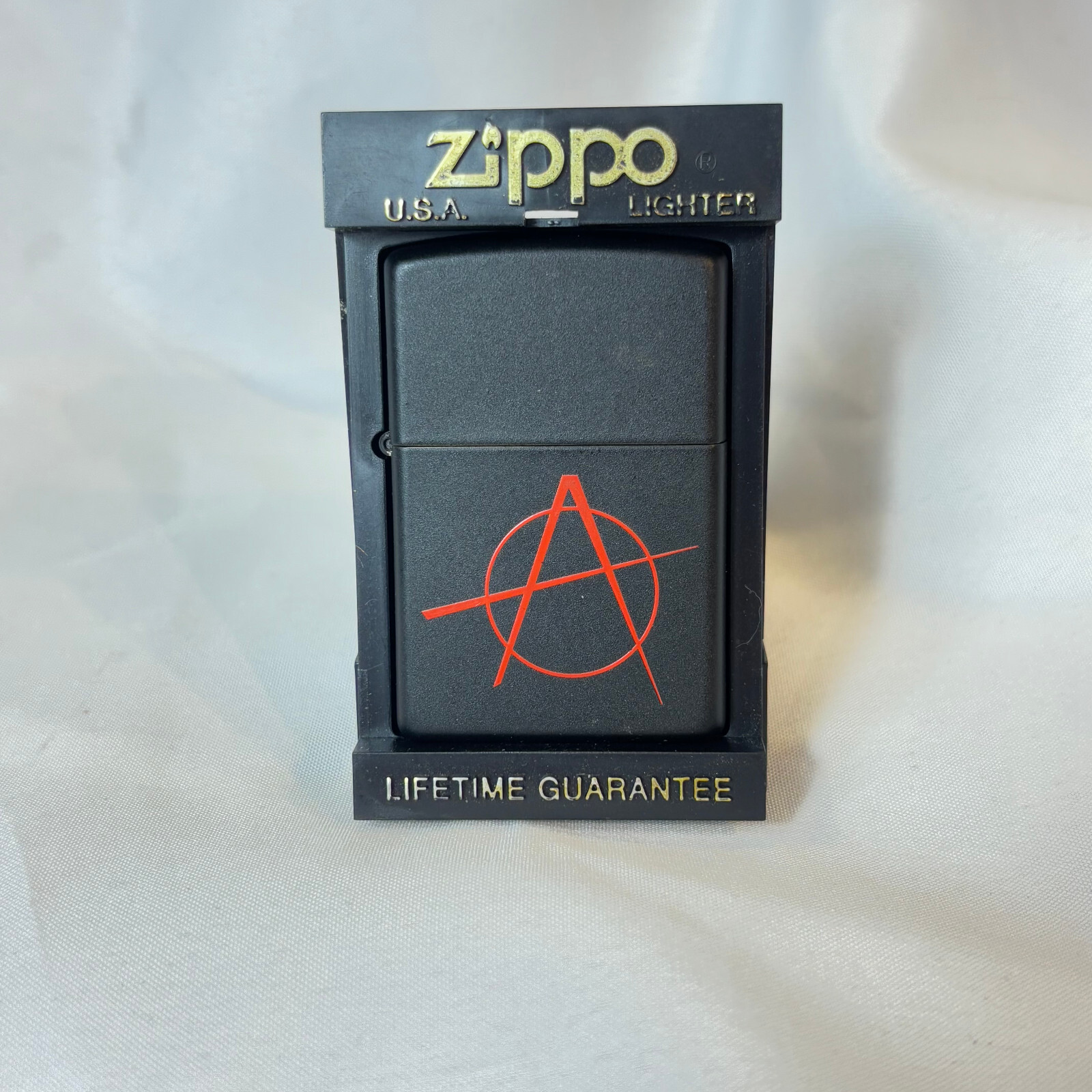 2009 Zippo Lighter Anarchist Punk Circle-A Design