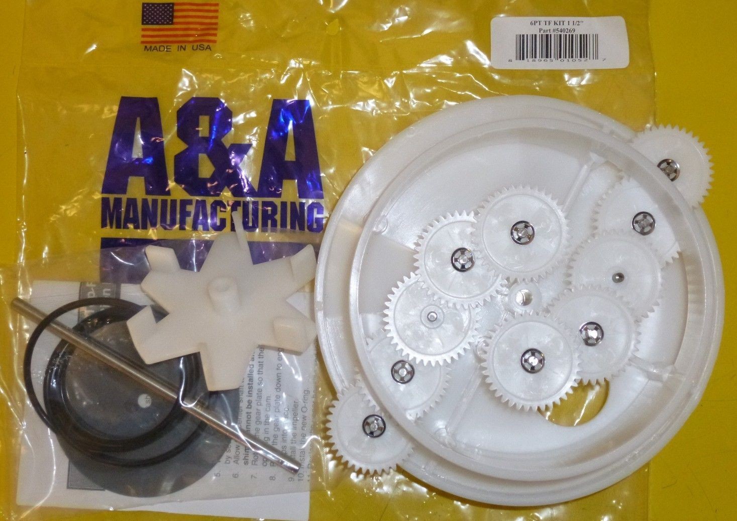 A & A Magna Sweep Quick Clean 6 Port Rebuild Kit 540269 Top Feed 230068