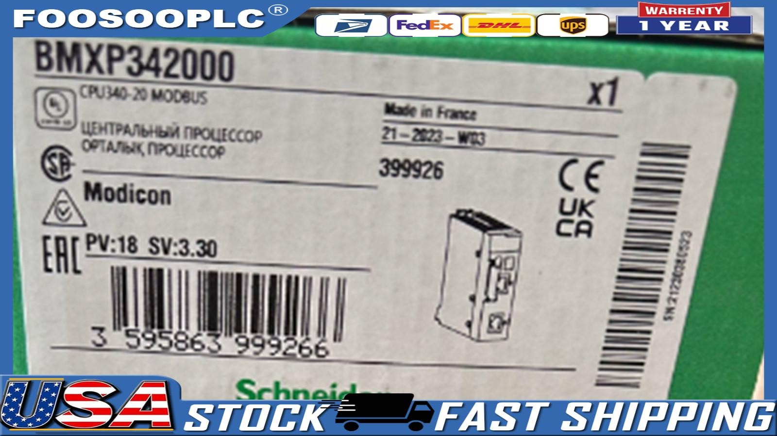 New In Box Schneider BMXP342000