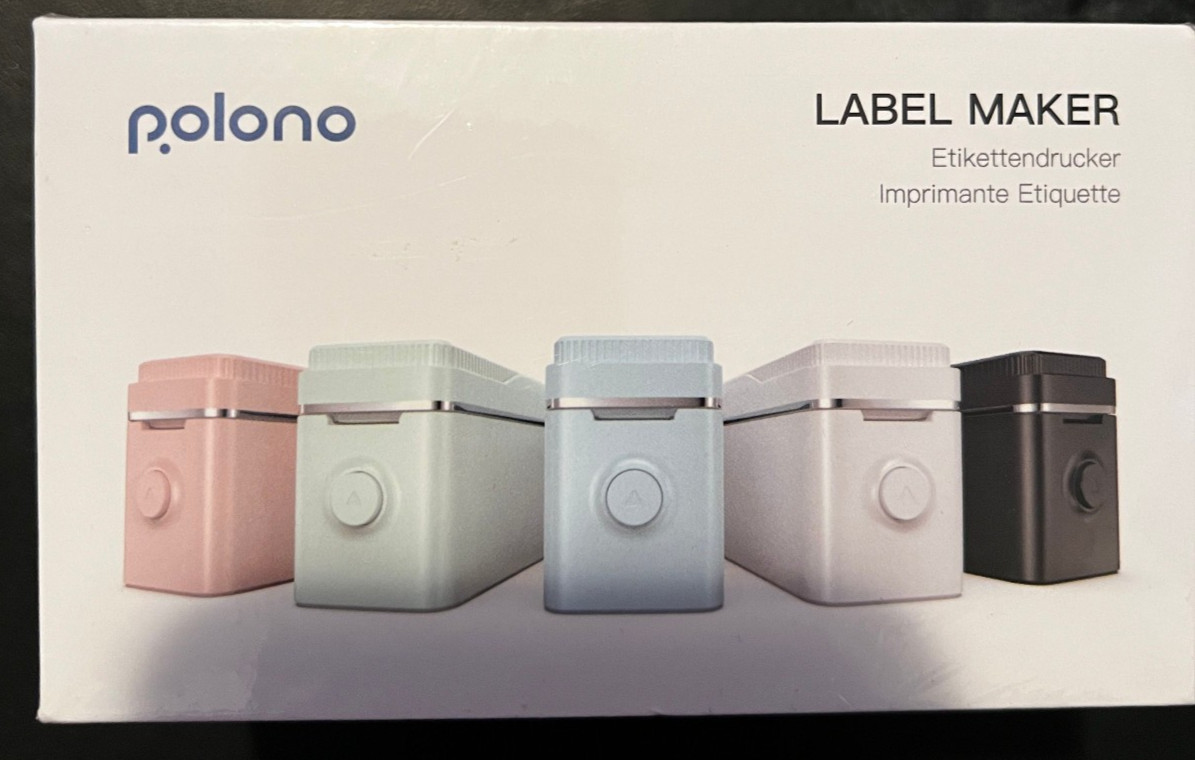 Polono P31S Label Maker Printer Bluetooth Thermal Portable iOS Android New! Seal