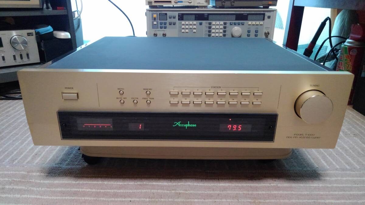 ACCUPHASE DDS SYNTHESIZER FM STEREO TUNER SERVICED TESTED EXCELLENT JAPAN