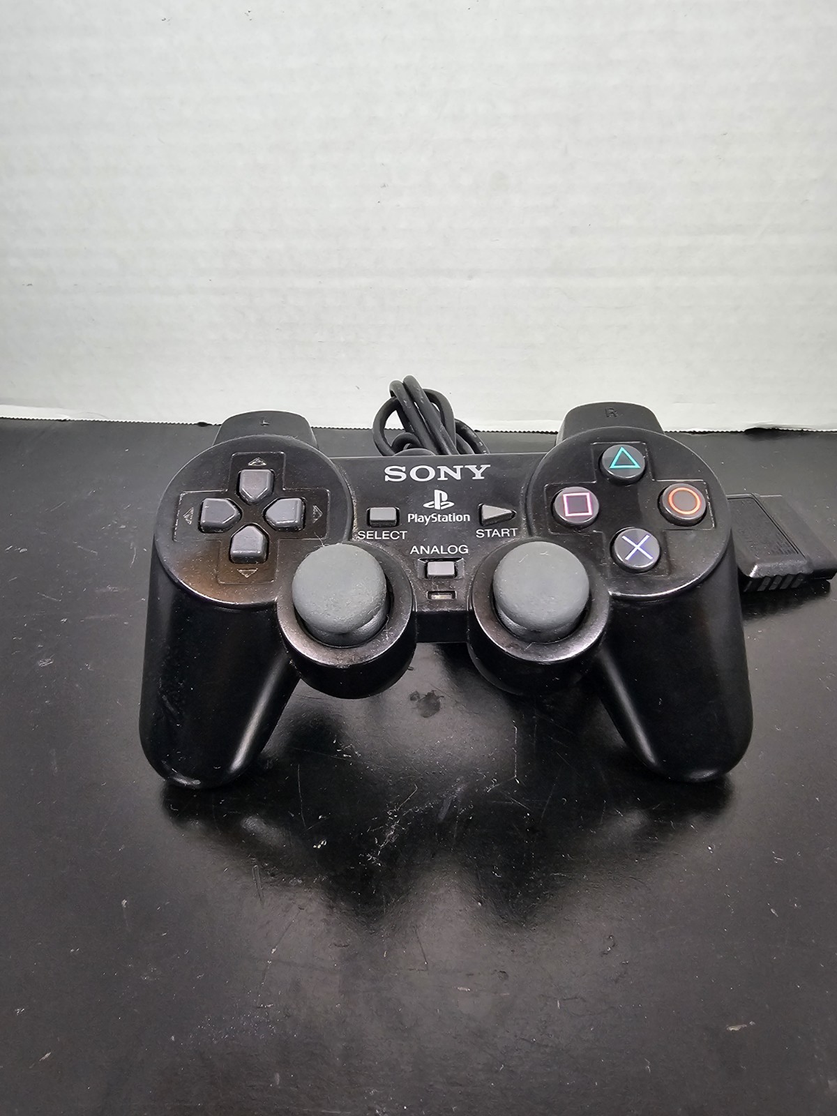 OEM Sony PlayStation 2 Wired Dualshock 2 Analog Controller Black SCPH-10010 PS2