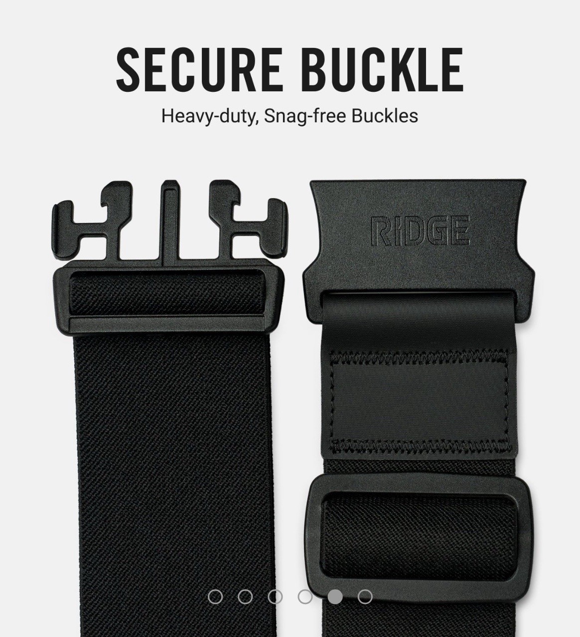 2 Pack Bundle RIDGE Luggage Straps - Color BLACK. New Sealed