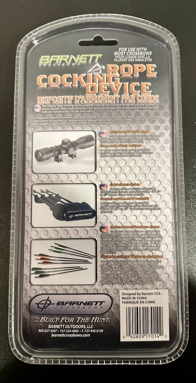 Barnett Crossbows Rope Cocking Device, Black #17014 *NEW IN PACKAGING*