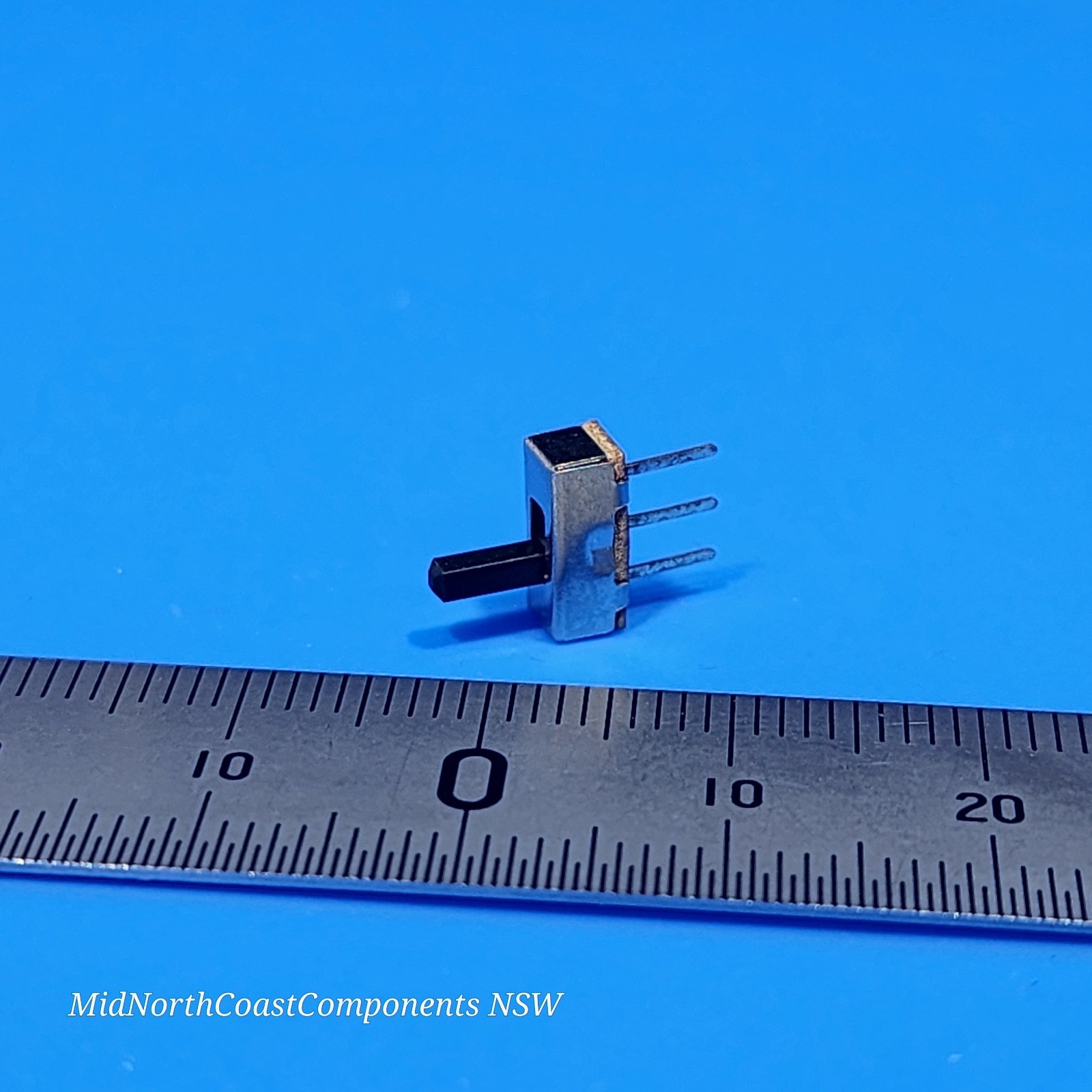 Mini DC Vertical Slide Switch On/Off SPDT 3Pin 2.54mm Knob Length 5mm