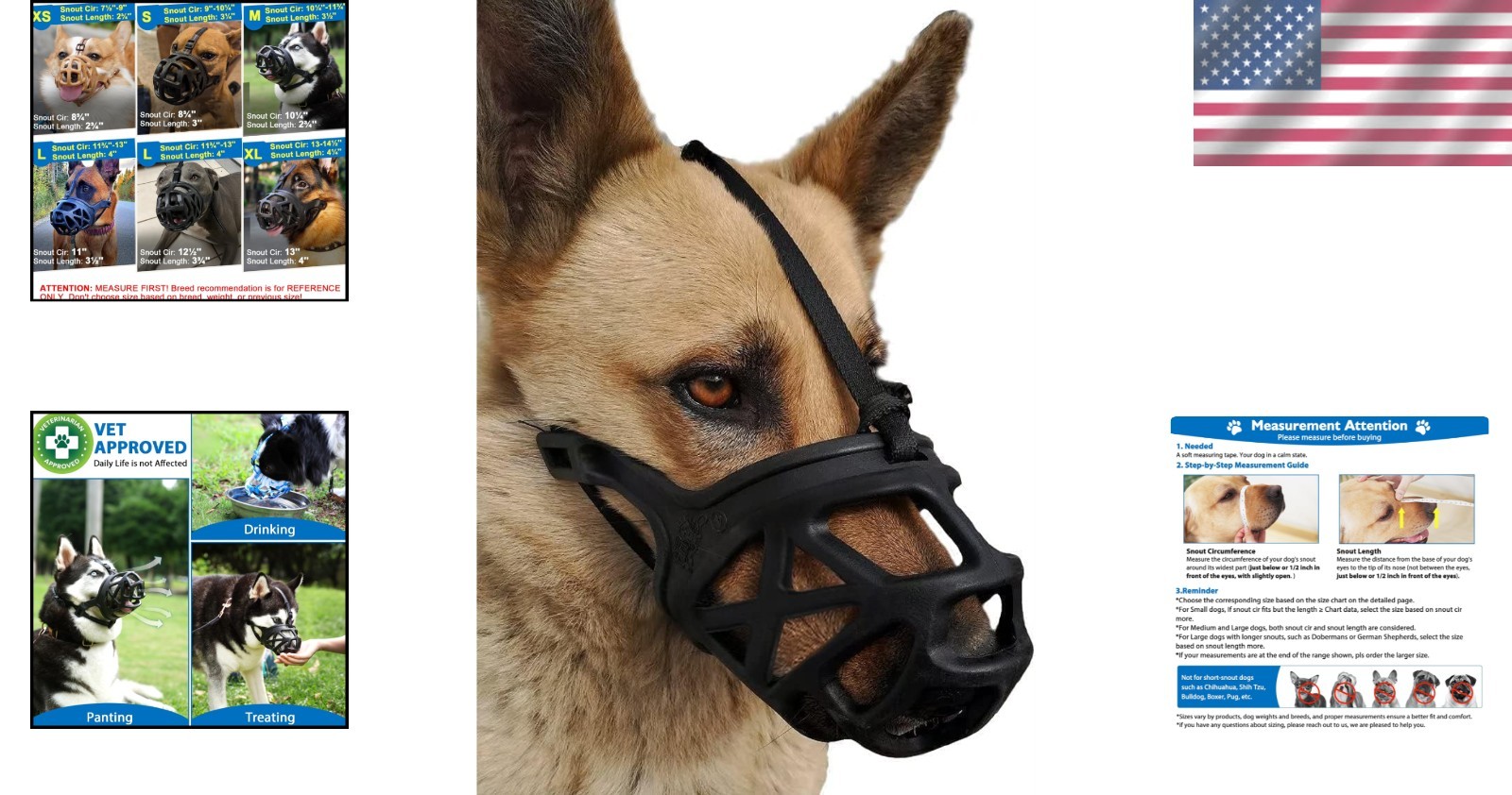 Durable Dog Muzzle for Training - Breathable Basket Style for Comfortable Wear