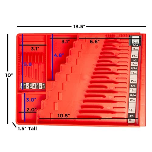 Wrench Organizer - Red