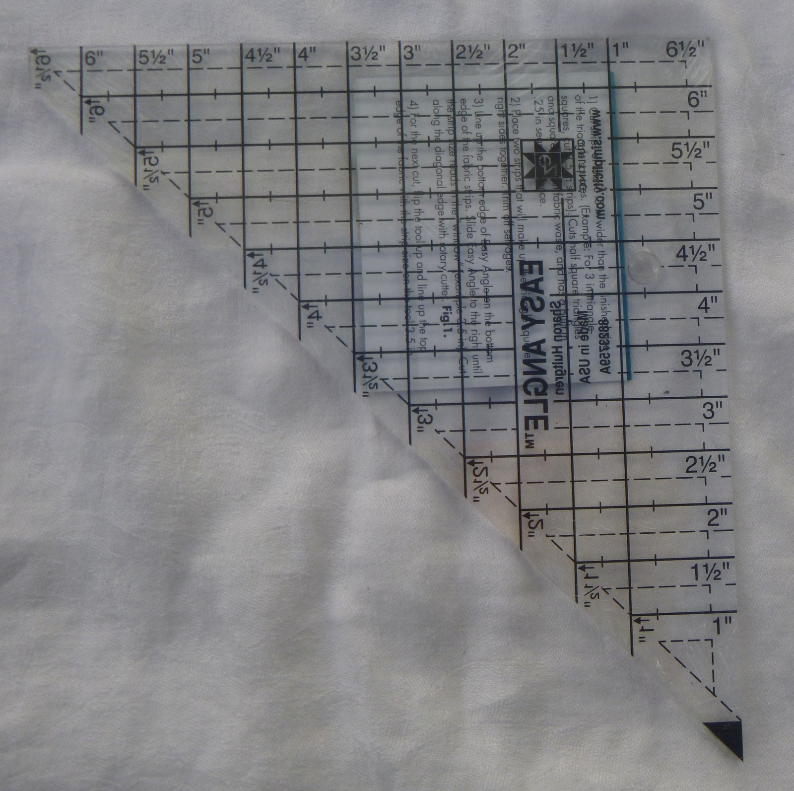 ez Quilting easy angle triangle Marking Quilter Square Ruler sewing quilting