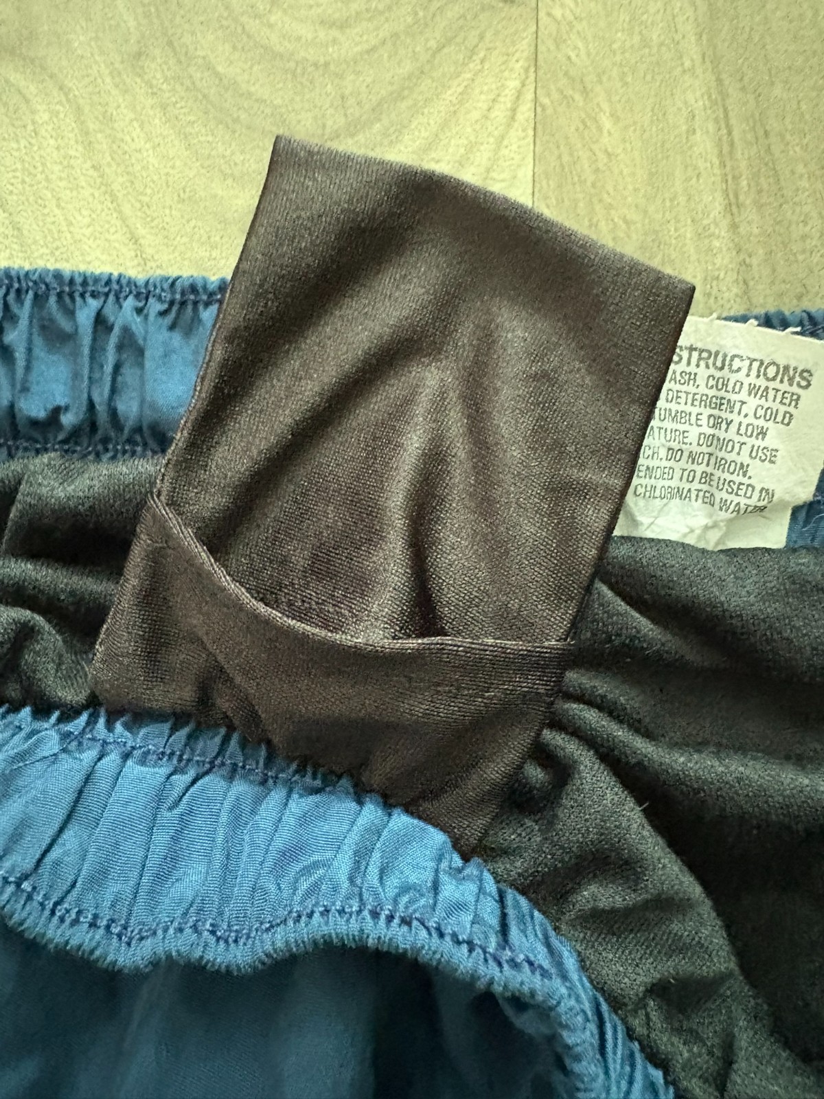 Unicor Mens Blue Lined US Air Force Physical Training Uniform Trunks Size M