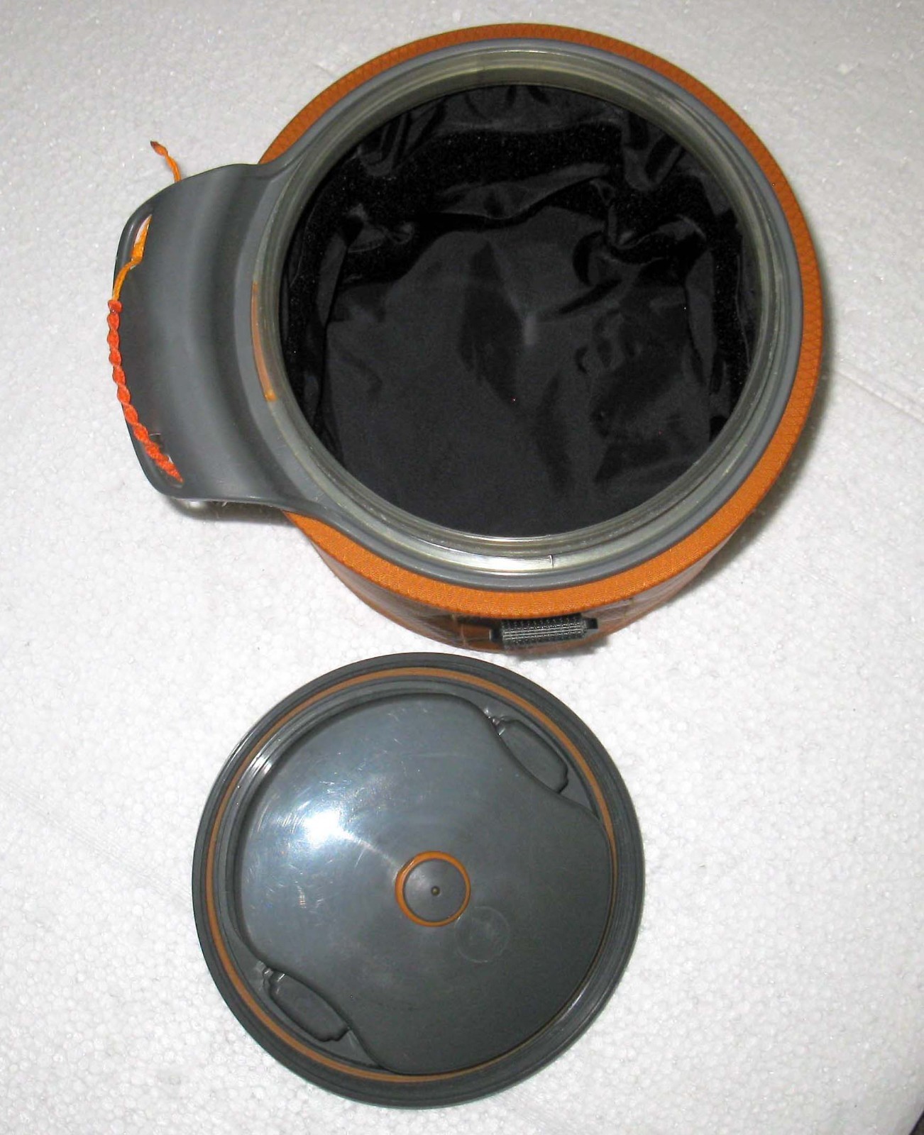Outdoor Research Water-resistant Orange Container Capsule Rafting Camping 8x7"