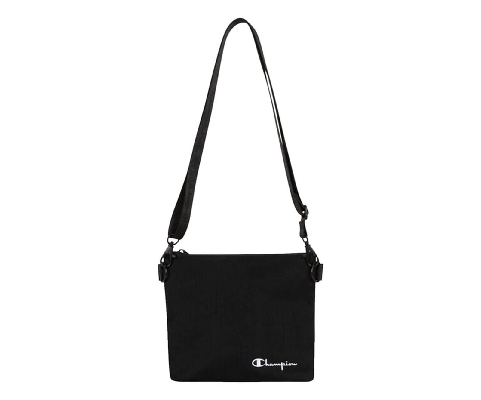 Champion Women's Classic Logo Convertible Crossbody Bag (Black, 9.75" x 7" x ...