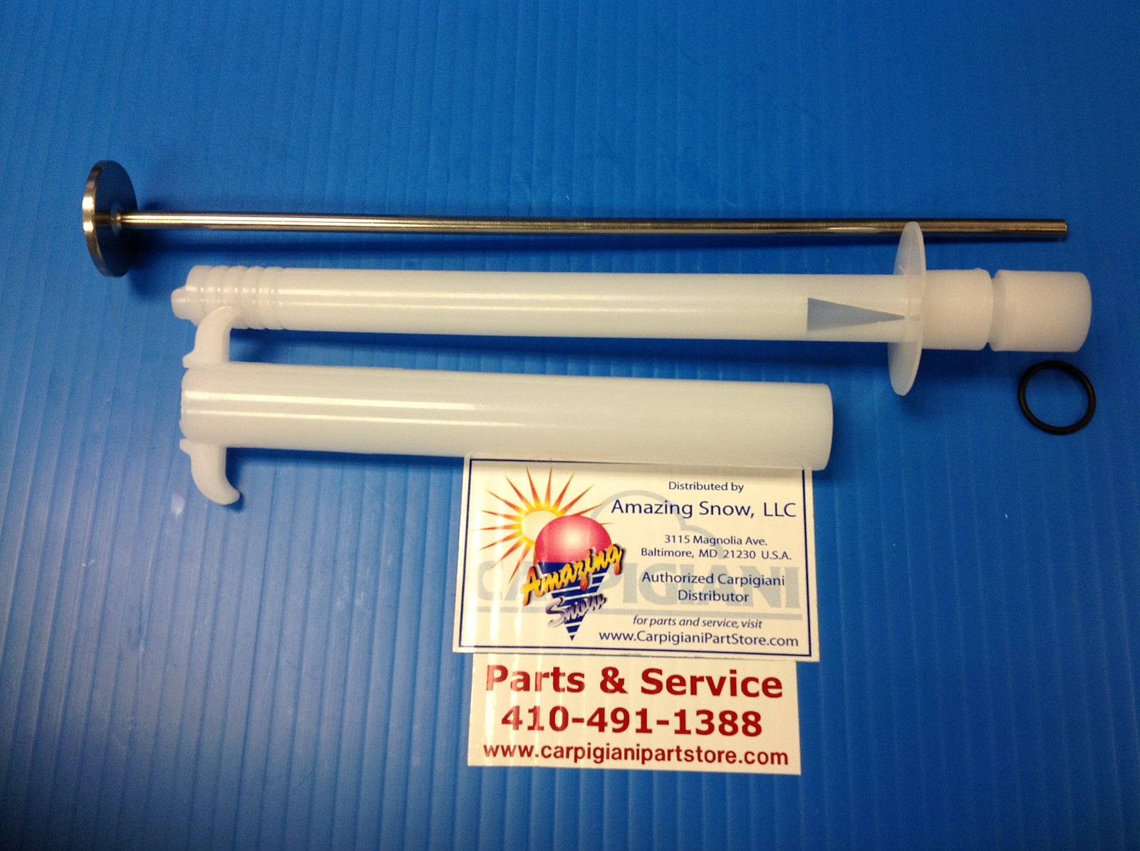 Carpigiani Coldelite Soft Serve Ice Cream Feeding Tube Assembly UC113G & UC1131G