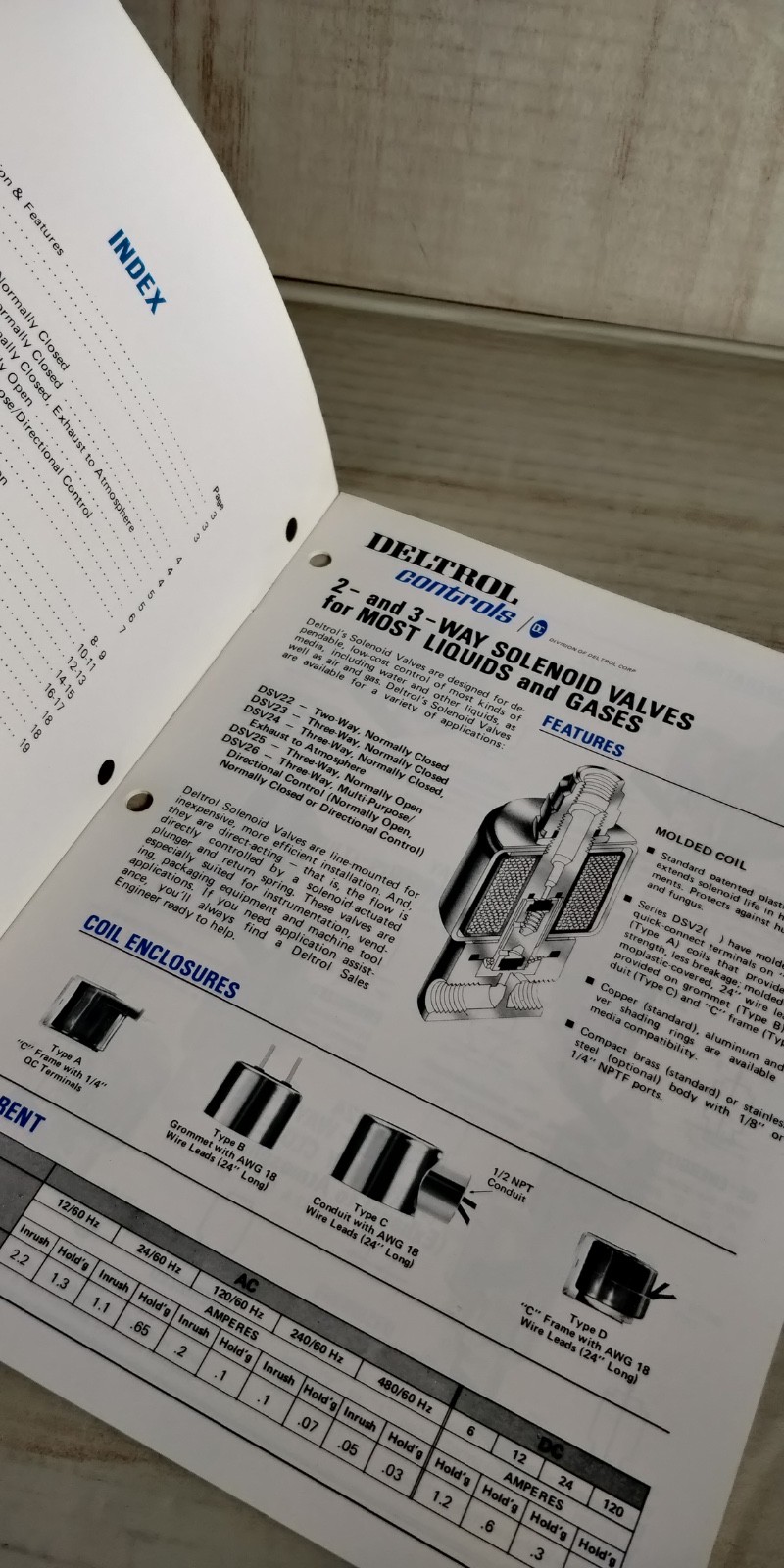 1989 DELTROL controls bulletin 4301-3 ~ 2 & 3 way solenoid valves ~ C2