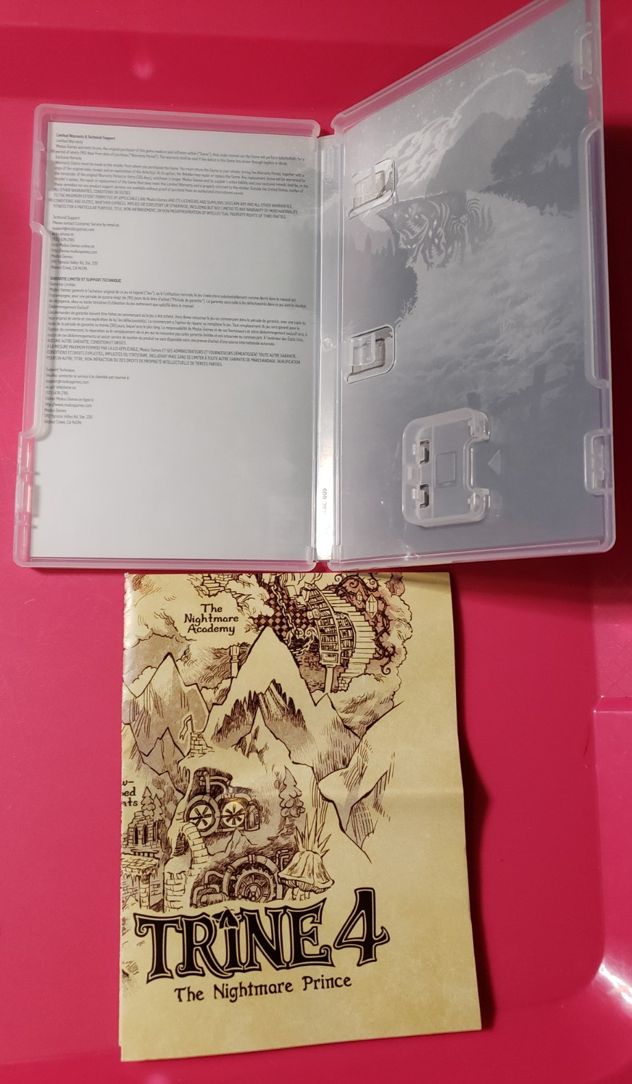 Trine 4: The Nightmare Prince - Nintendo Switch CASE & MAP ONLY
