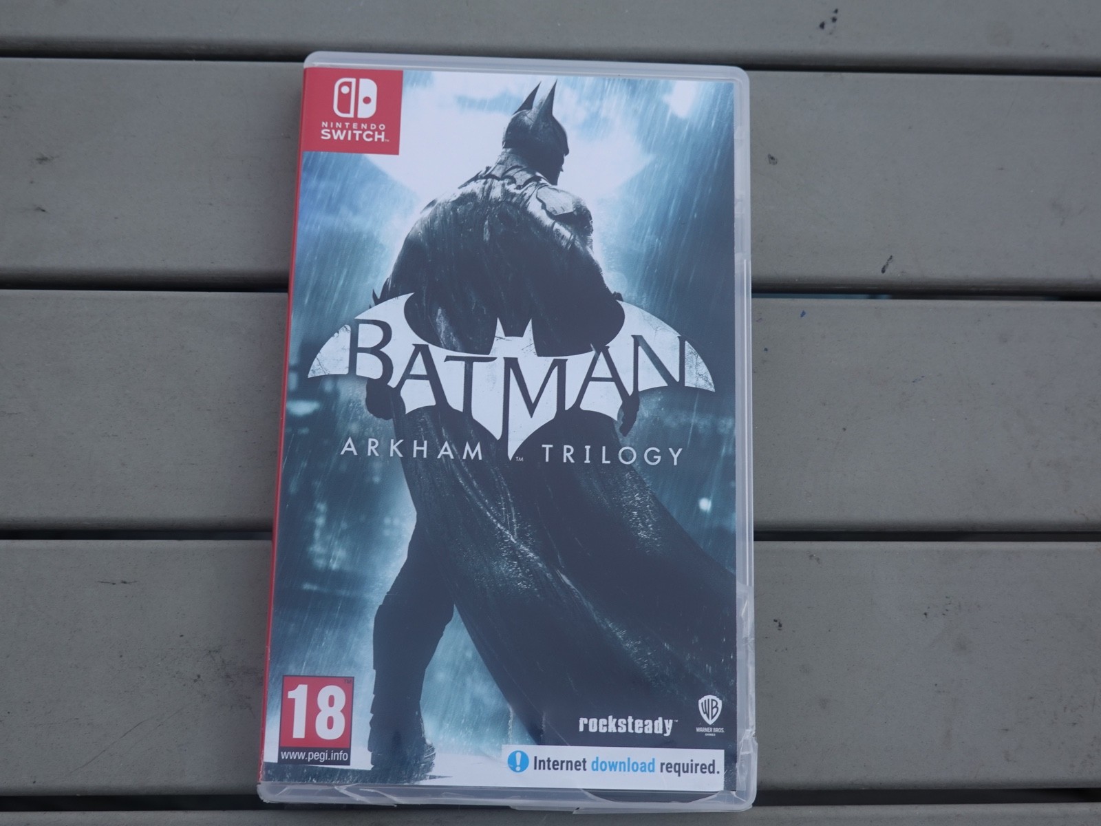Batman Arkham Trilogy Case Only Nintendo Switch NO GAME