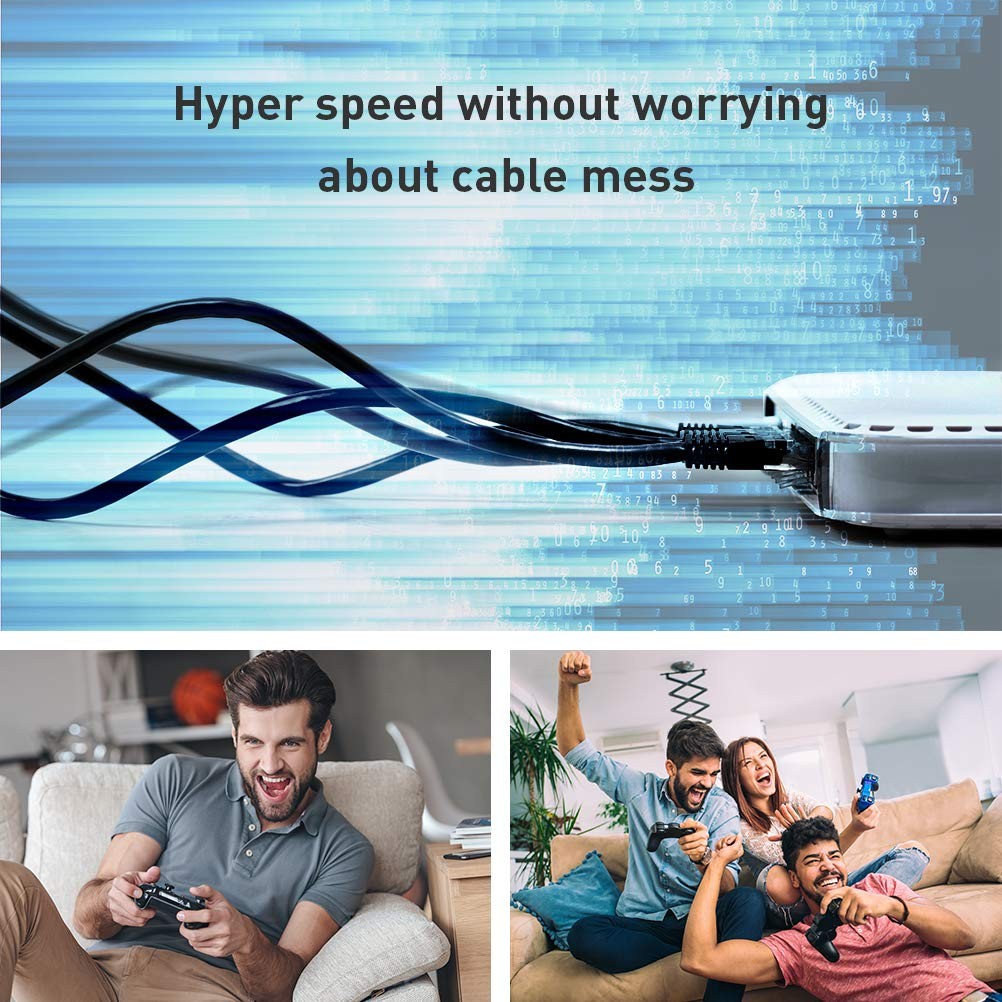 Ethernet Cable 10 Ft Cat 8 Ethernet Cable High Speed Ethernet Cable 40gbps With