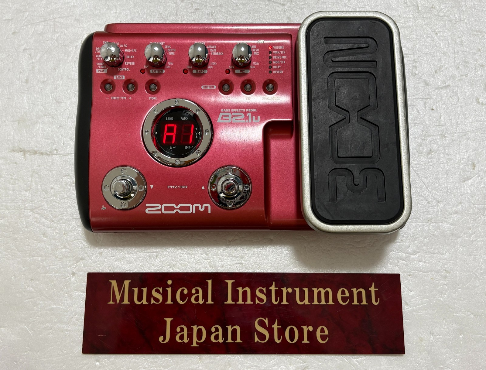 Zoom B2.1u Multi Effect Bass Guitar Pedal Used from Japan