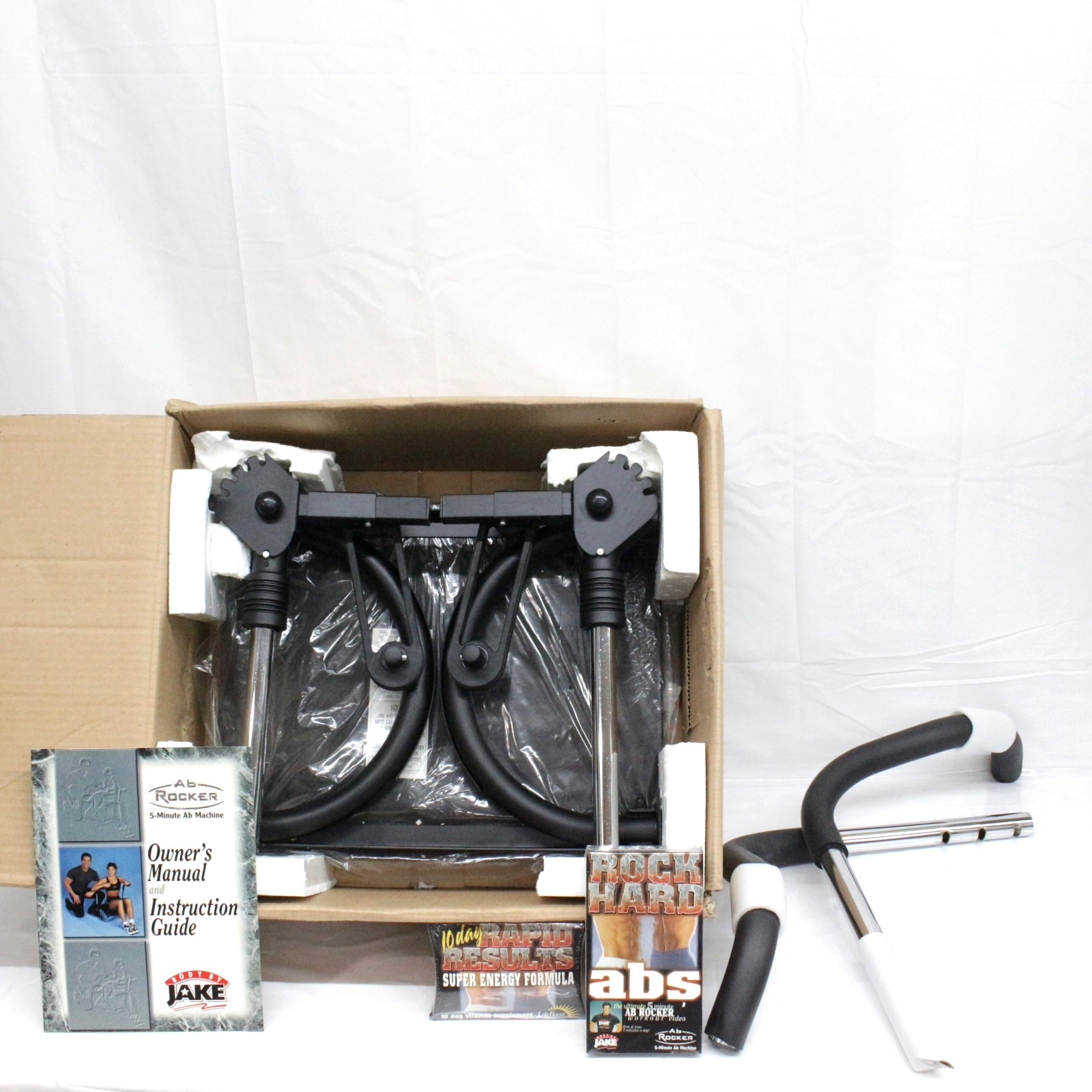 New Body By Jake 5 Minute Ab Rocker Exercise Machine - Open Box