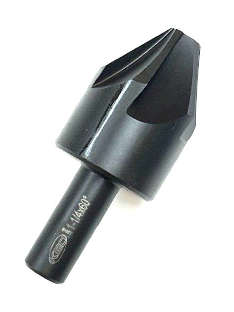 1-1/4 X 60 DEGREE 6 FLUTE COUNTERSINK HSS KEO 55012 MADE IN USA