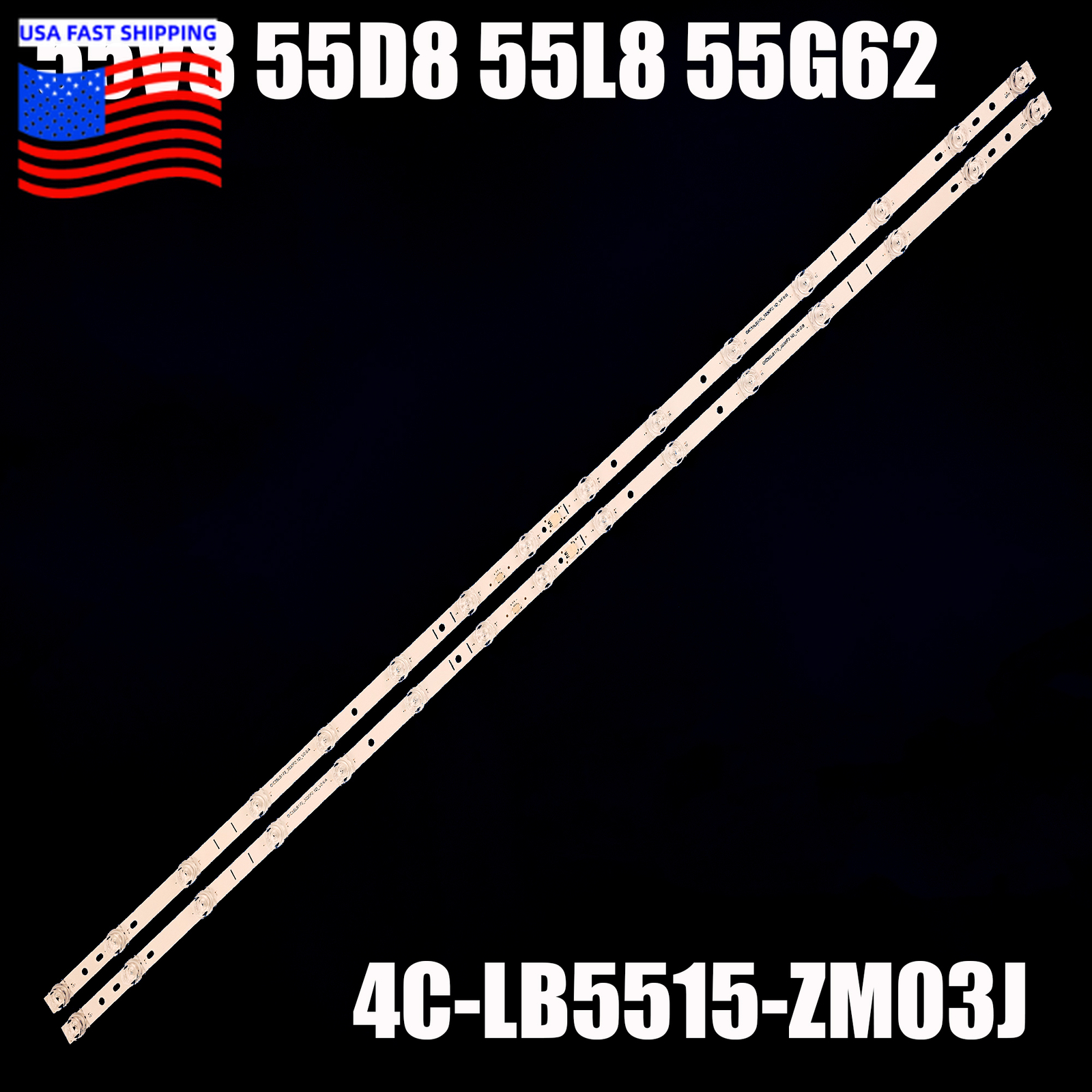 LED strips For TCL 55S431 55S434 55S446 55S21 55S20 55S315C 55L8 4C-LB5515-HR06J