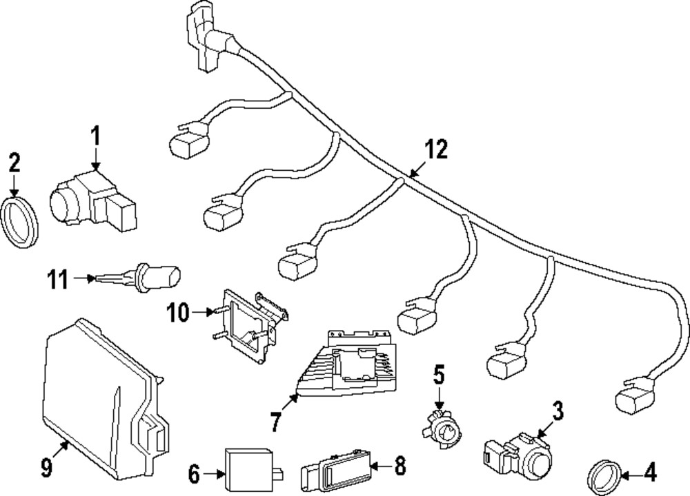 Genuine Mercedes-Benz Holder 214-888-06-01