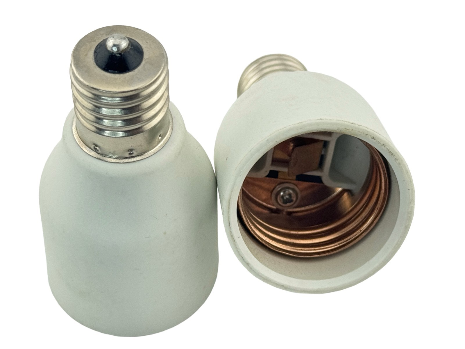 Rebaydo 2pcs E17 male to E26 female Converter