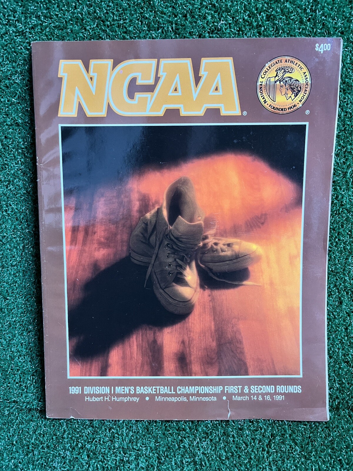 1991 NCAA Division 1 Men’s Basketball Program Metrodome Minneapolis MN