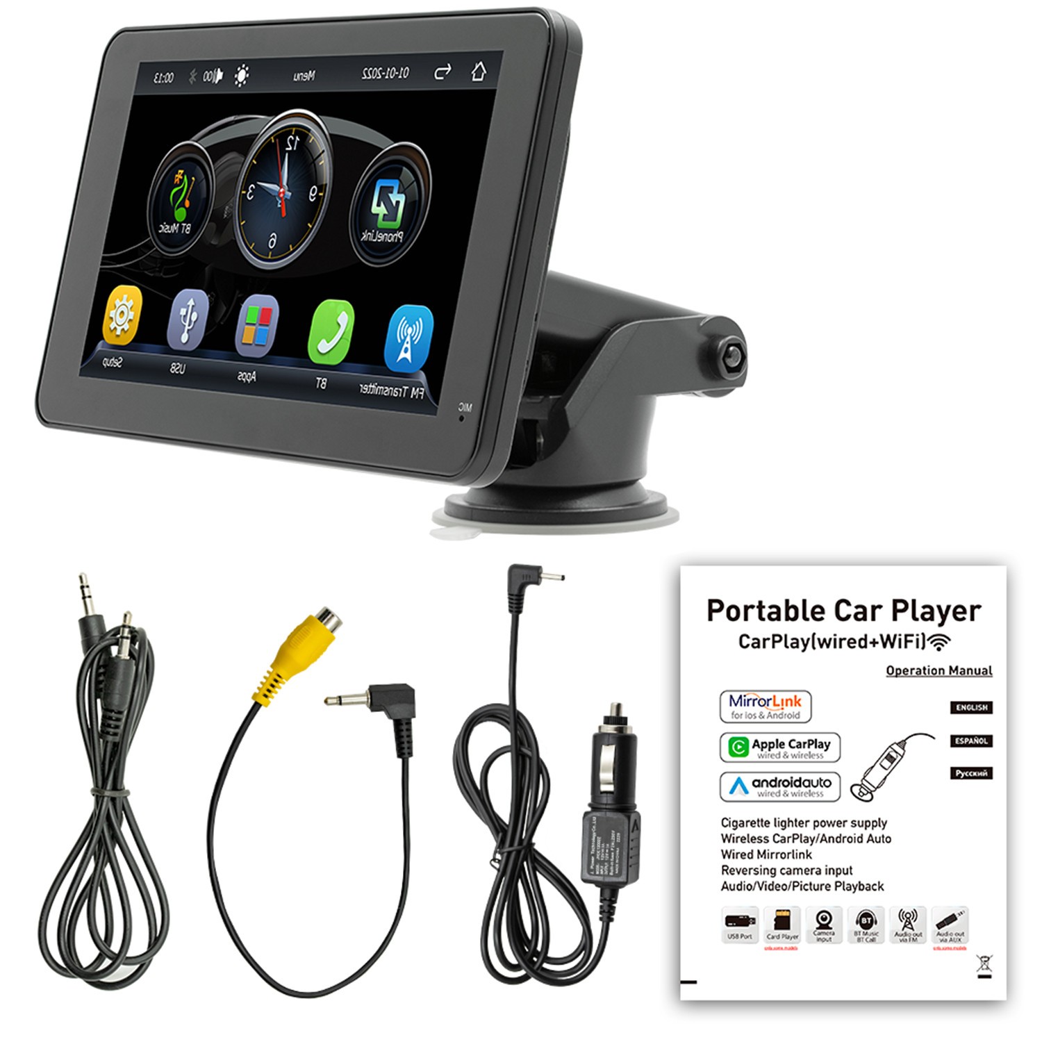 7" Car Radio Multimedia Video Player For Nissan Toyota B5306 Car New
