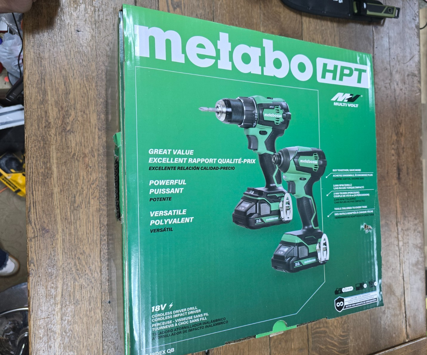 🛠️ Metabo KC18DEXQB HPT 18V MultiVolt Cordless Brushless Driver Drill & Impact