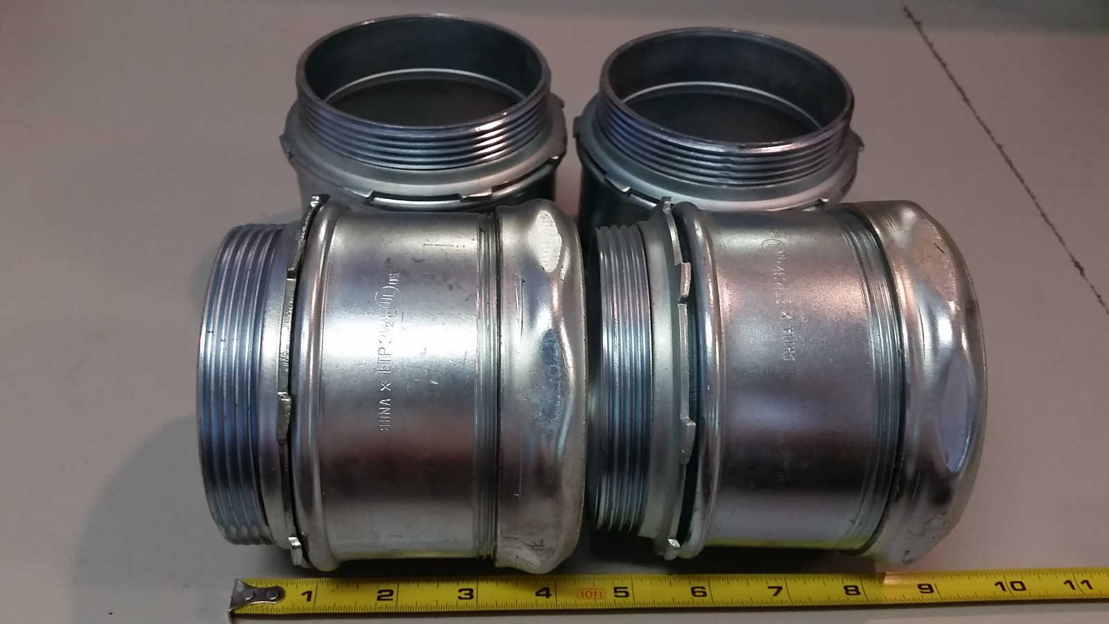 Lot of 4 ETP Compression Coupling 3-1/2"
