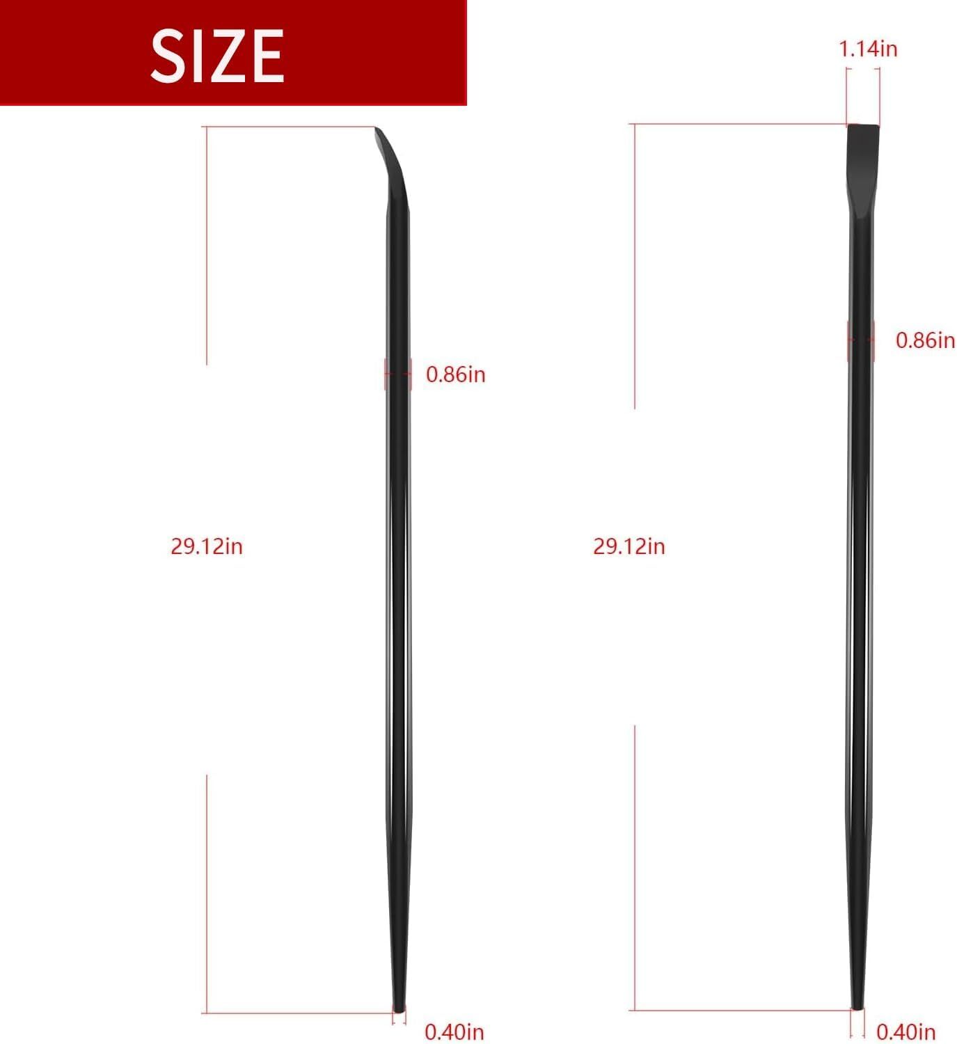 3248 Round Connecting Bar 7/8" x 30" Sleever Bar For Aligning Prying Chiseling