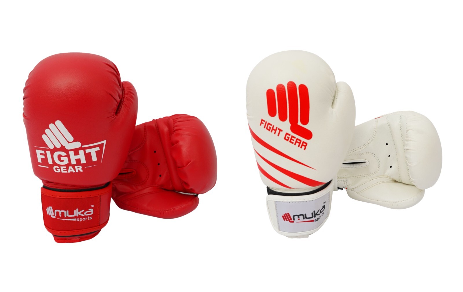 Muka P.U Leather Kids Boxing Gloves 6-oz Sparring MMA Training Muay Thai Gloves