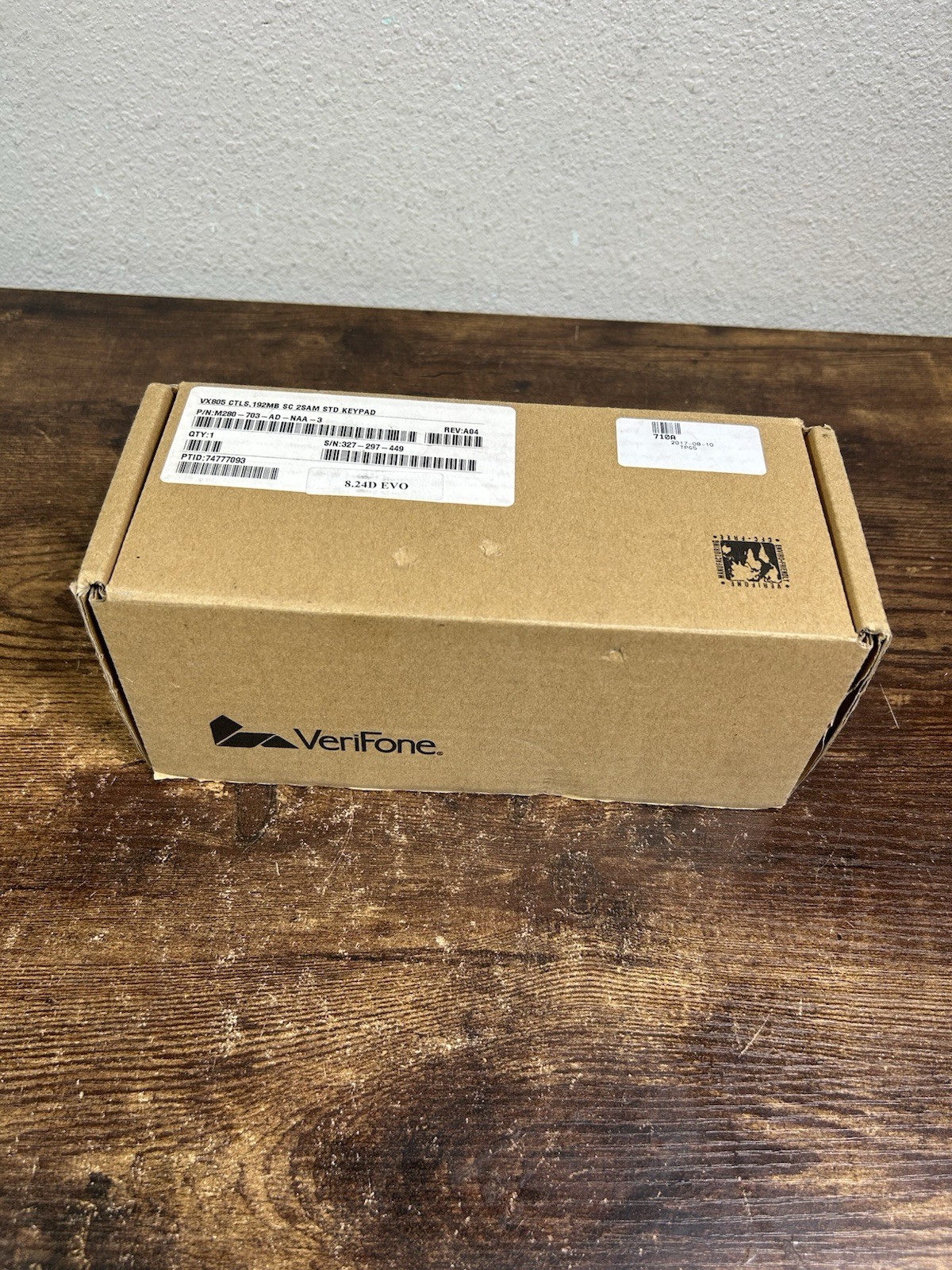 VeriFone VX805 CTLS Pin Pad Tamper Chip/Card Reader -
