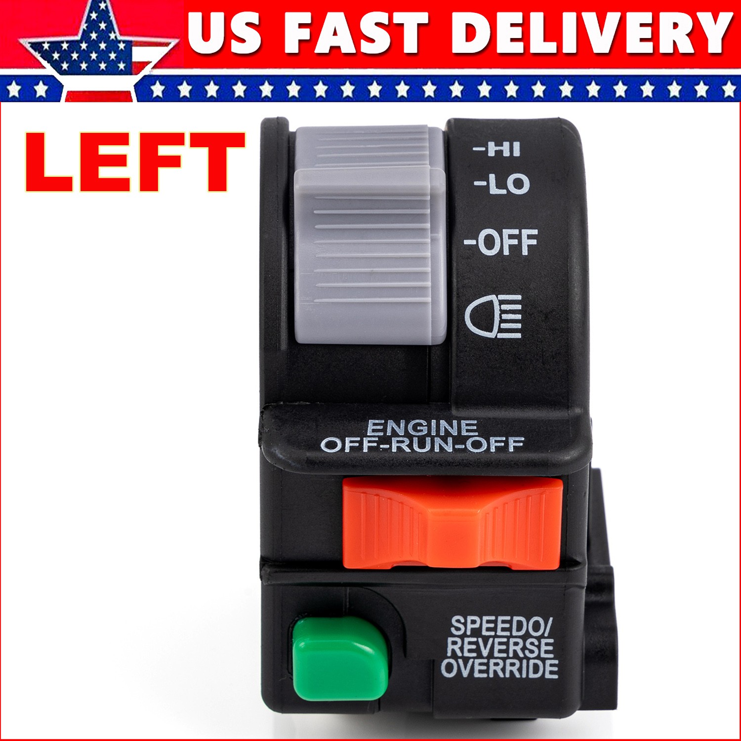 Left Handlebar Stop Kill Switch for Polaris Sportsman ATV 450 500 550 570 800