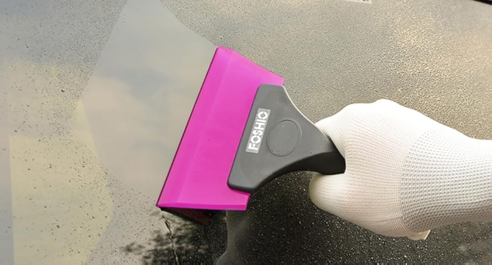 Small Squeee Inch Pink Rubber Blade Mini Wiper Window Tinting