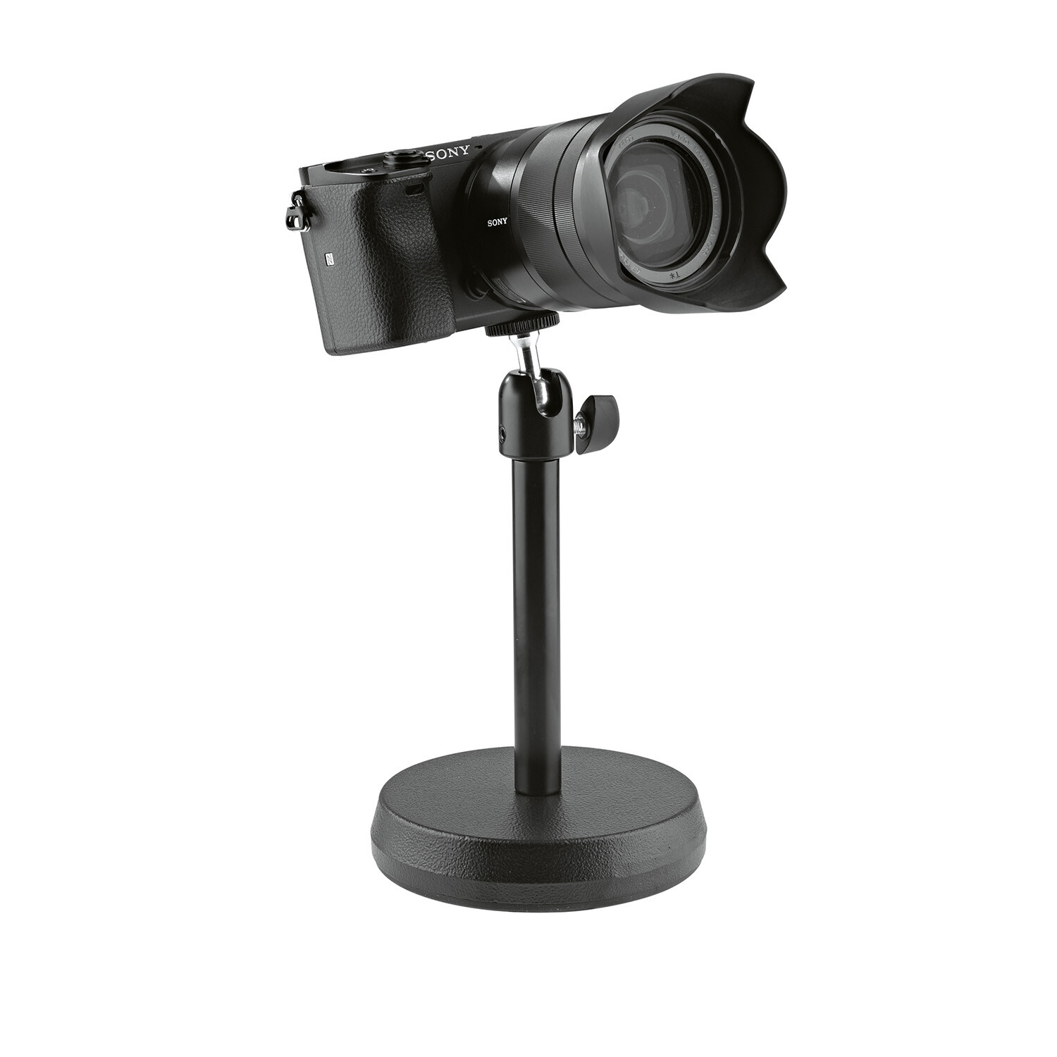 Mint Konig & Meyer 19781-100-55 Desktop Camera Stand, Round Base, Black