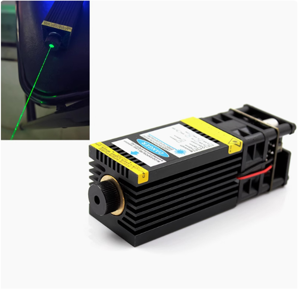 Adjustable focus 532nm 200mW green laser module supports PWM