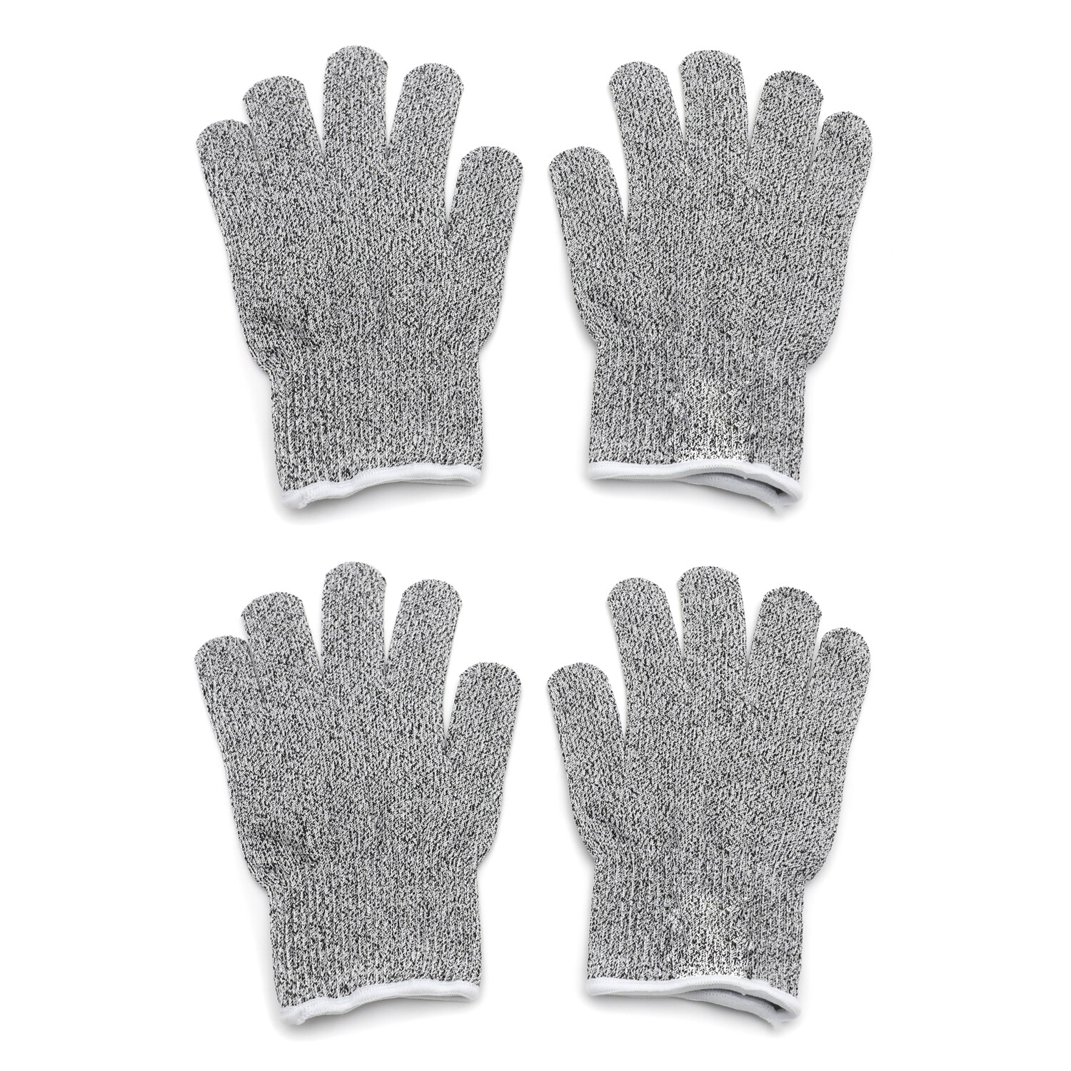 2Pair M Cut Resistant Working Gloves Level 5 Protection Resistant Abrasion Food