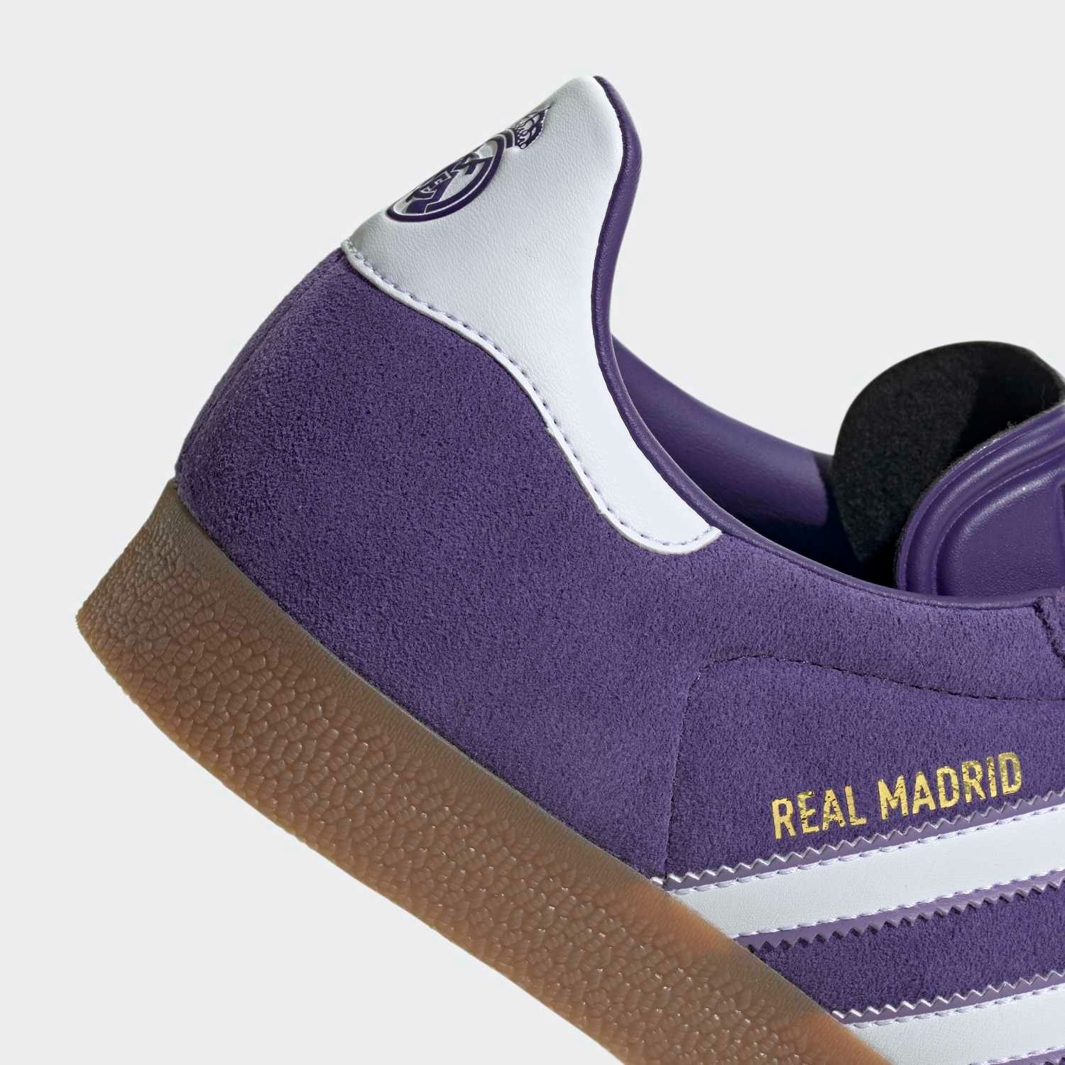 Adidas x Real Madrid Gazelle Terrace Icons Purple Gum Rare New Men Shoes JS3041