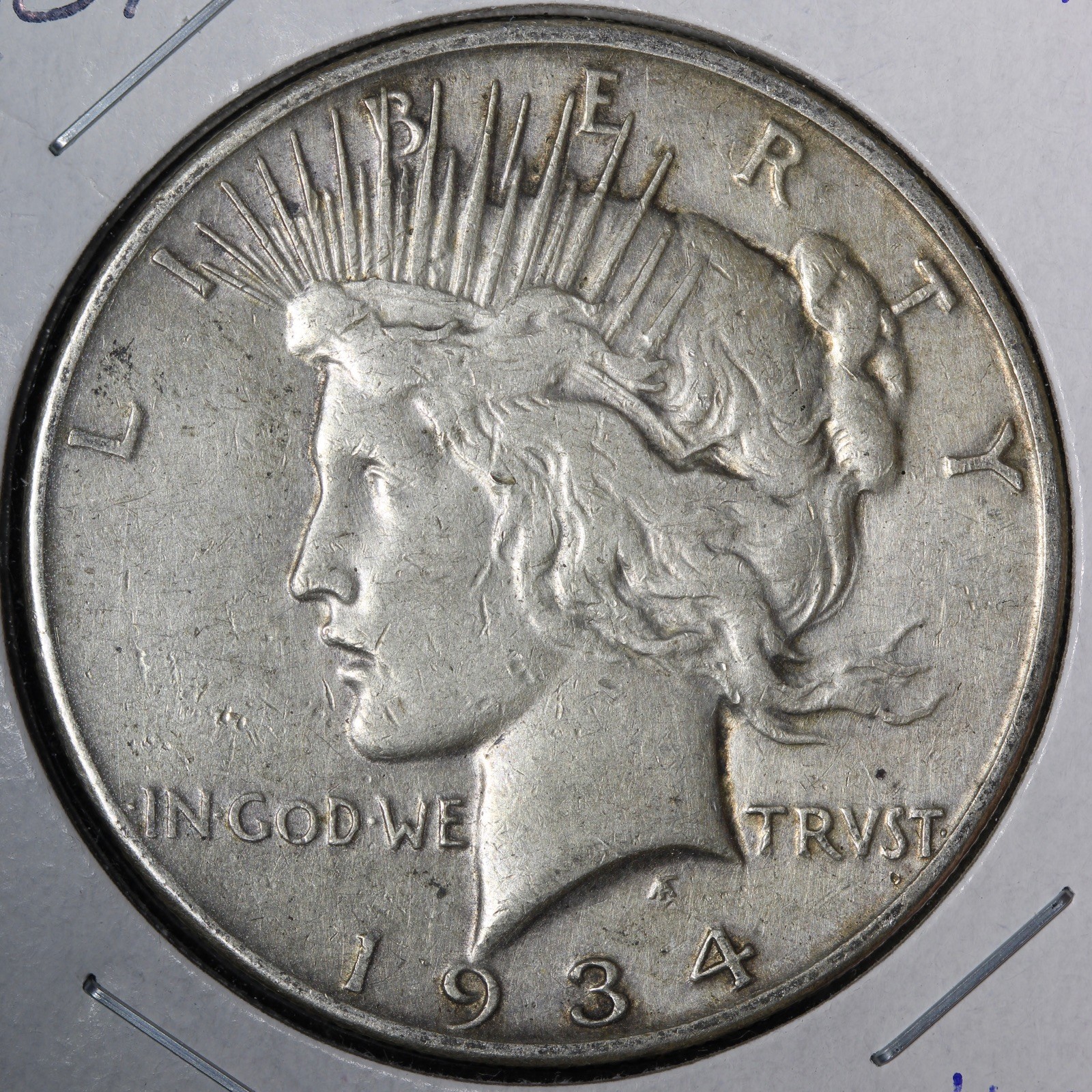 1934-S Peace Silver Dollar XF E394 SWMB