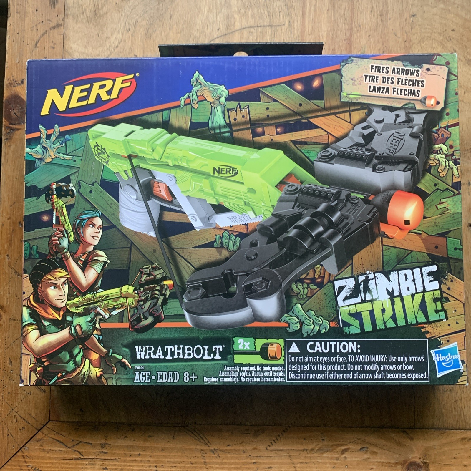 SEALED Nerf Zombie Strike WRATHBOLT Wrath Bolt Crossbow NIB
