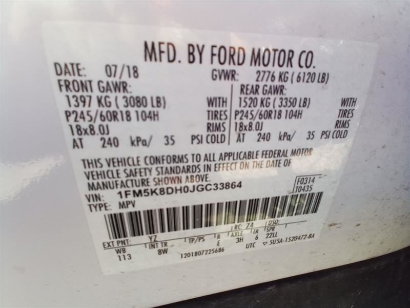 Chassis ECM Temperature Blower Speed Control Fits 07-19 TAURUS 11245963
