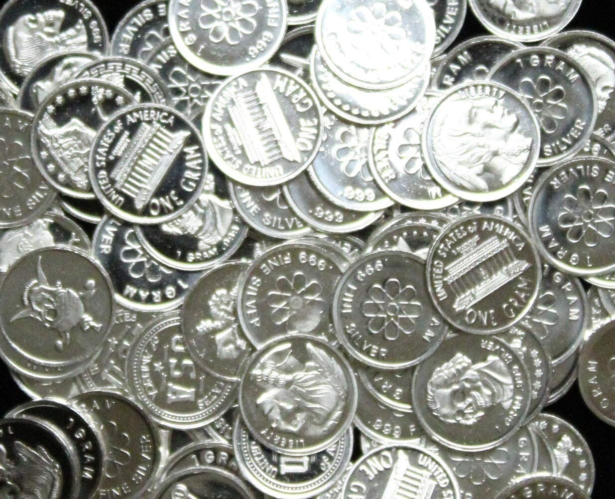 (2x) Pure .999 Fine Silver Rounds Premium Rare New Bullion Estate Lot Designs ✯