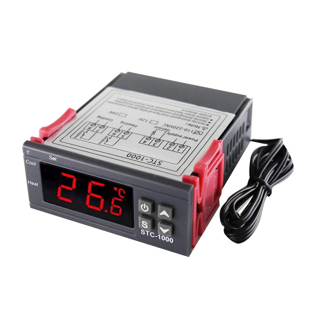 STC-1000 Digital Temperature Controller Thermostat Temperature Controller 220V Relay